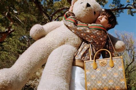 bear wearing gucci|kai Gucci teddy bear collection.